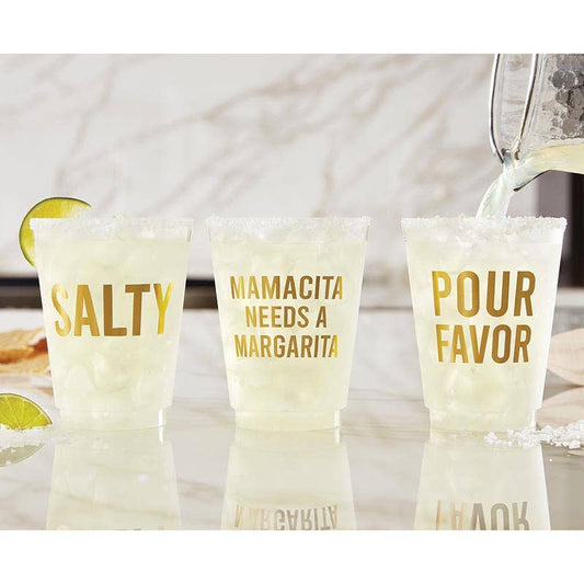 Santa Barbara Gold Foil Frost Cup - Mama Need a Margarita