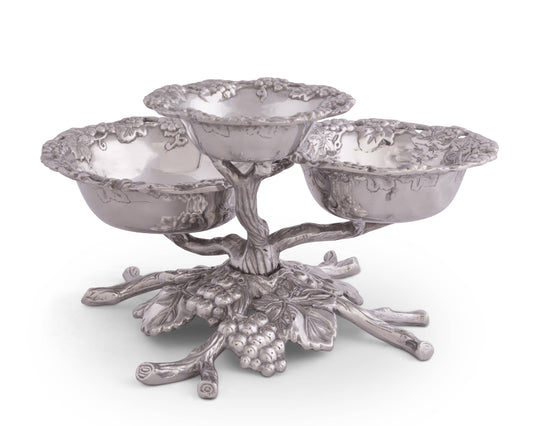 Arthur Court Grape 3-Tiered Bowl