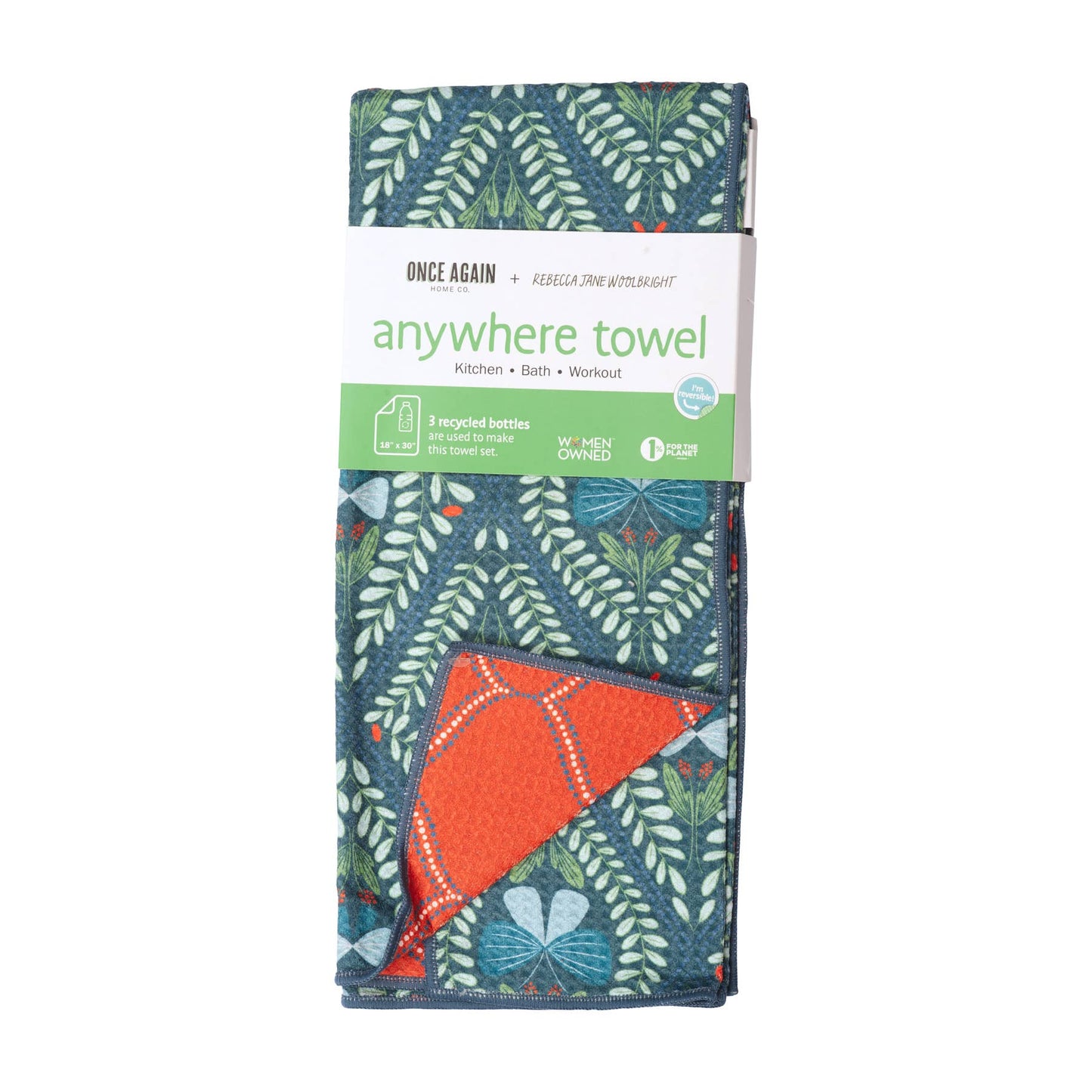 Once Again Home Towel Reversible - RJW Iridescent