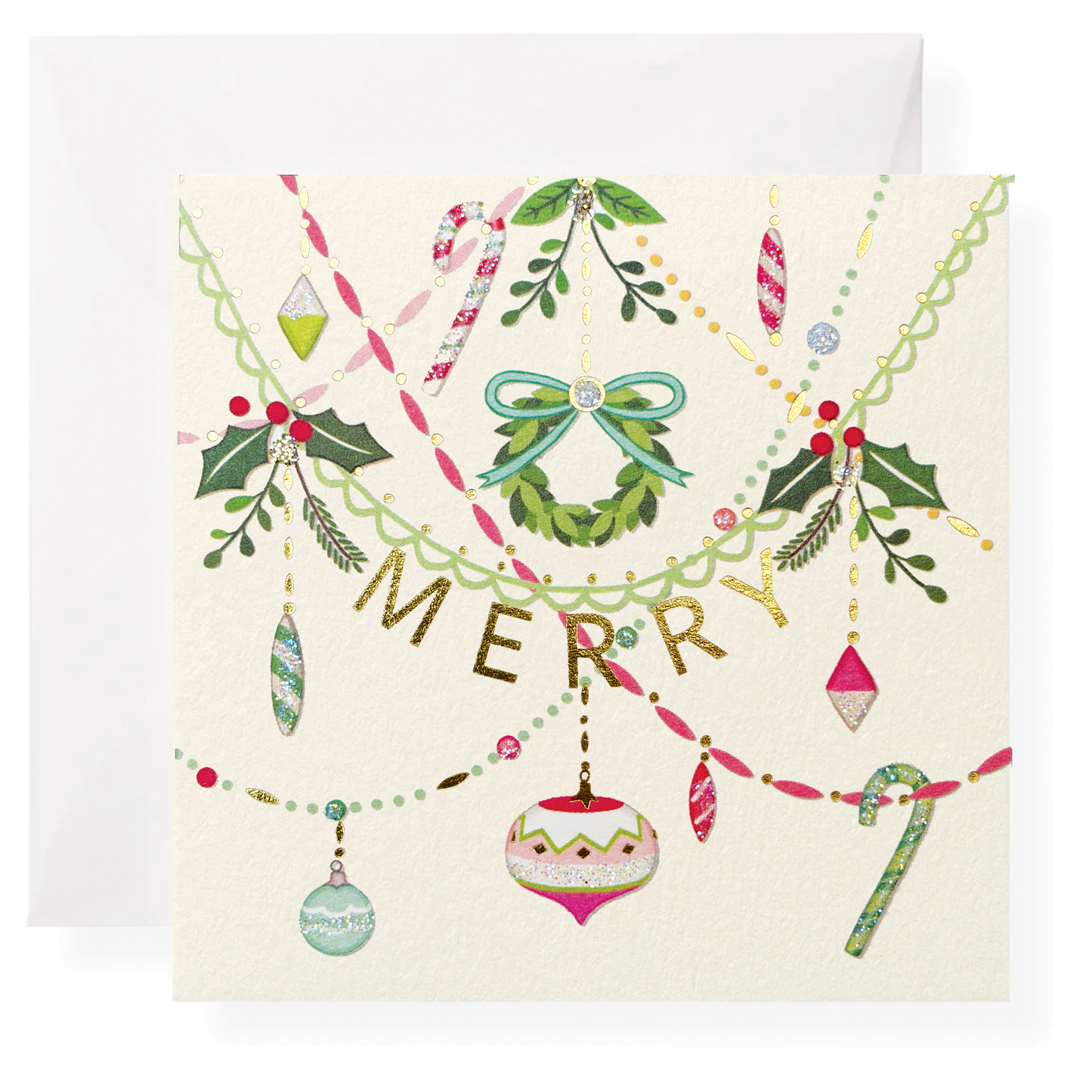 Karen Adams Christmas Holiday Gift Enclosure Box