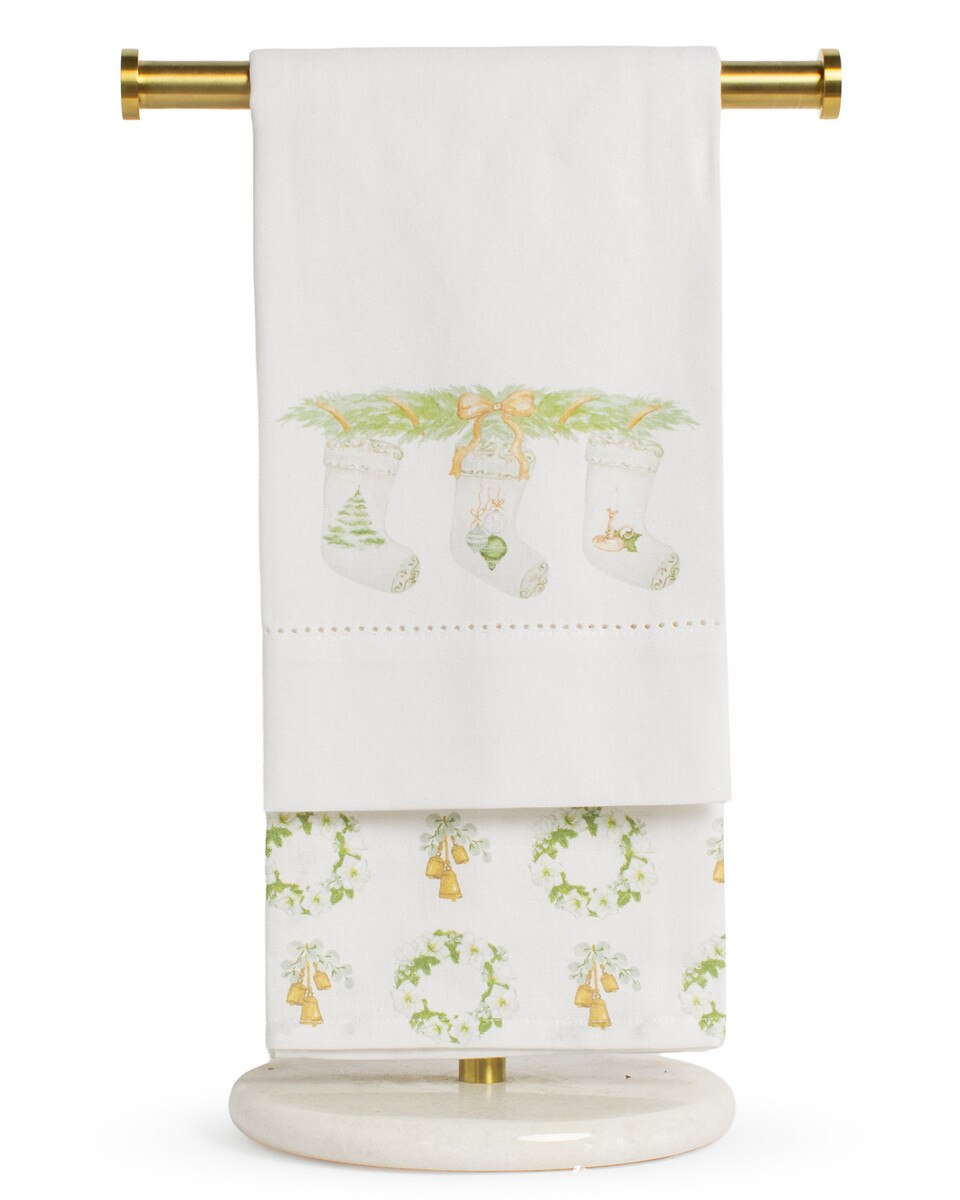 Royal Standard Amaryllis Stocking Hand Towel, Set of 2