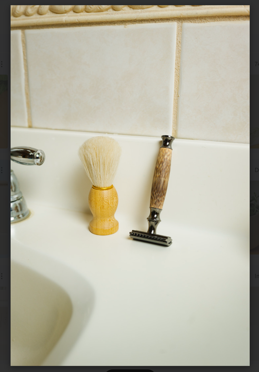 Bamboo Switch Natural Bristle Shave Brush | Shaving | Skin Care Bestseller