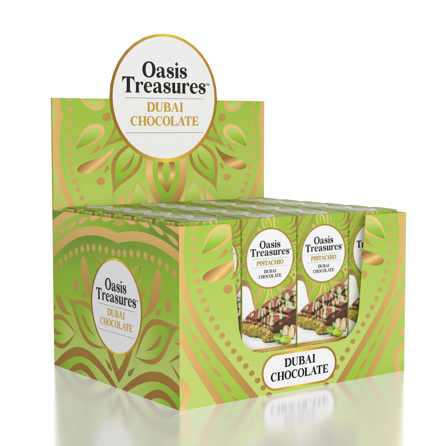 Dubai Chocolate Bar Pistachio by Oasis Treasures
