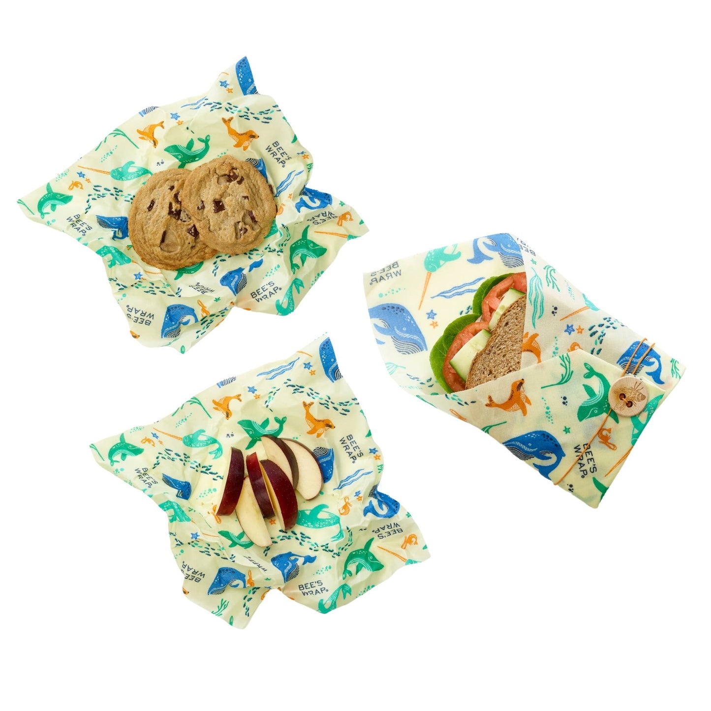 Bee’s Wrap® Lunch 3 Pack - Under The Sea Print