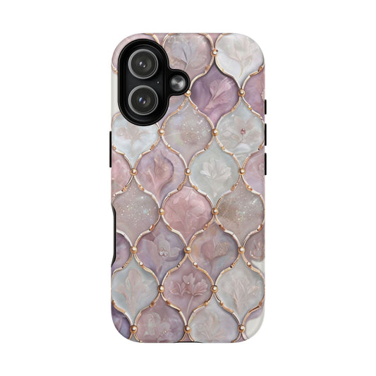 Rose Quartz Lantern Mosaic Tough Magnetic Phone Cases