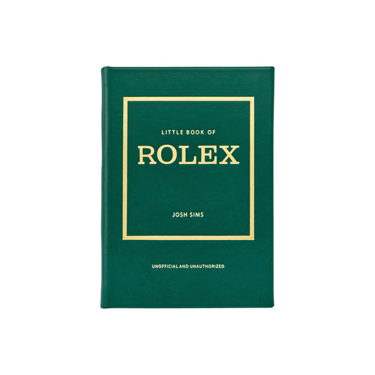 Graphic Image "Little Book of Rolex" Leather Bound Book