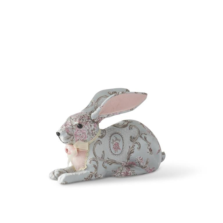 KK 10" Blue Floral Patterned Easter Bunny