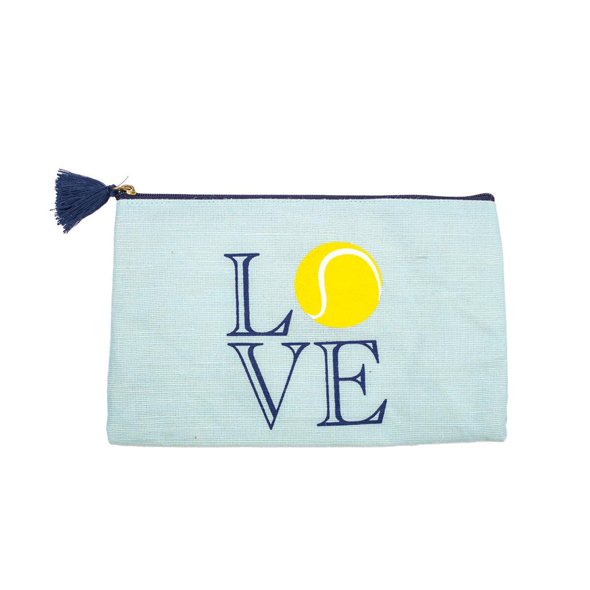 Royal Standard Tennis Love Juco Cosmetic Bag Sky/Navy/White (10x6)