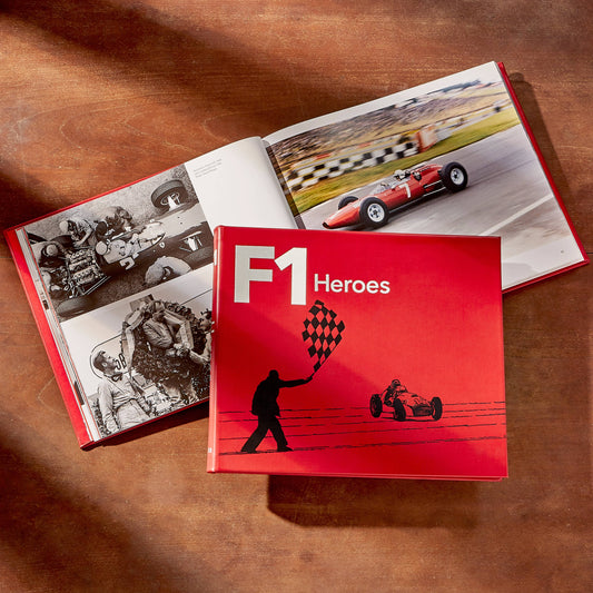 Graphic Image" F1 Heroes" Leather Bound Book