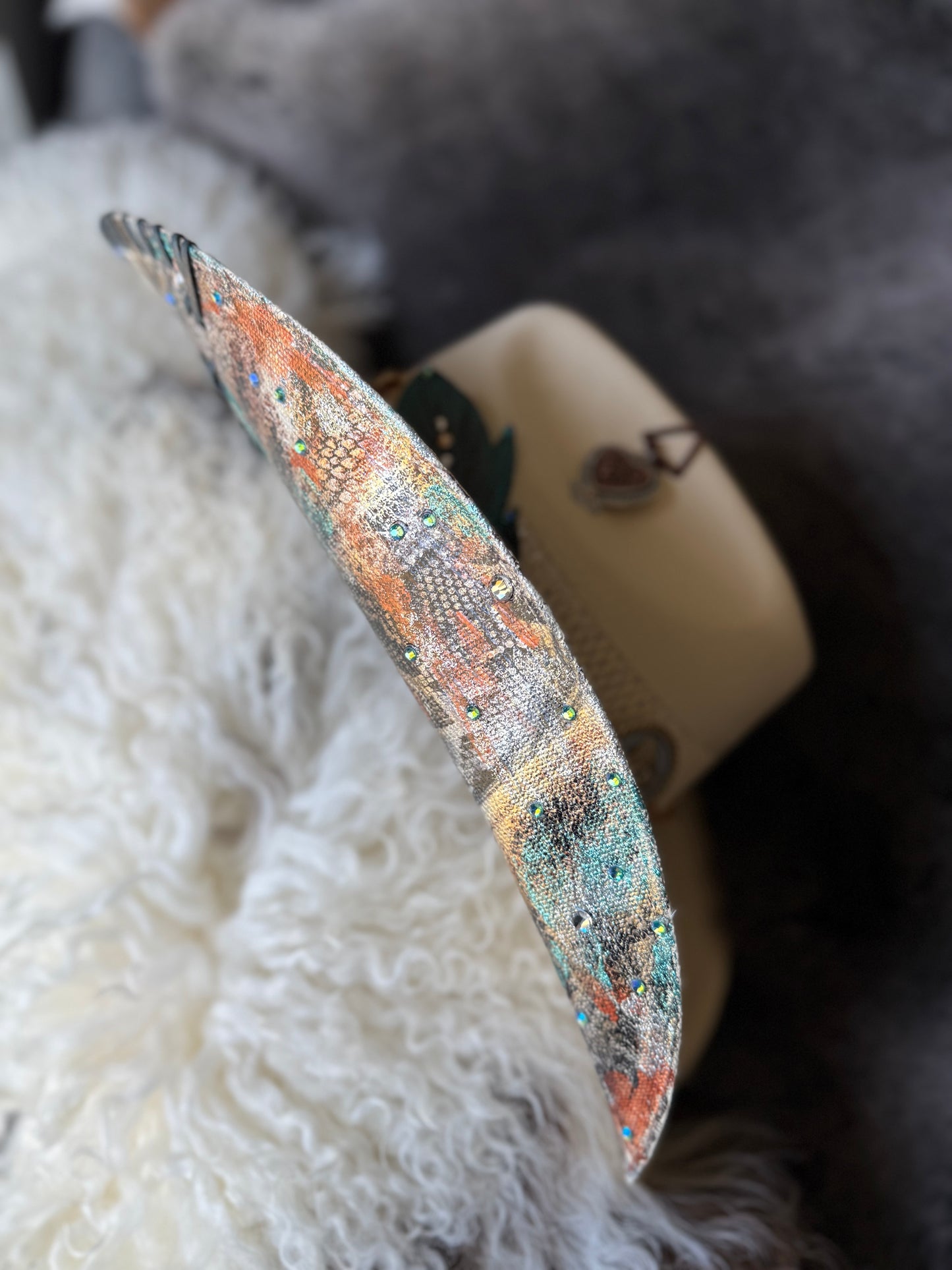 Annie’s Touch Straw Cowgirl Hat- The Teal Nomad