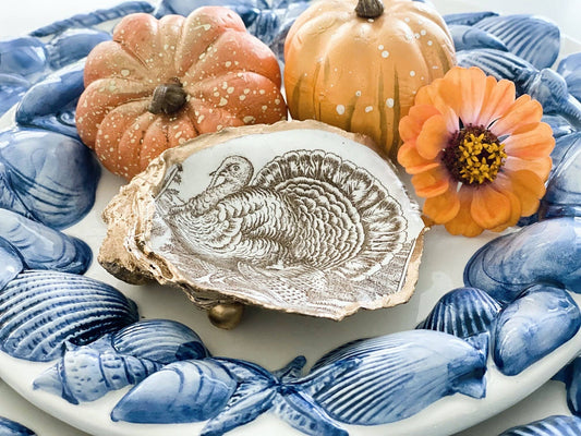 Kcrookdesign's Decorative Oyster Shells - Gobble Gobble