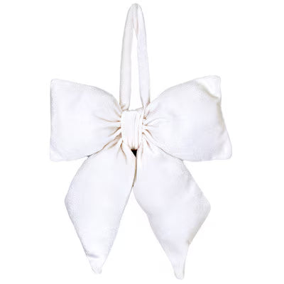 Royal Standard Evelyn Bow Ornament, White