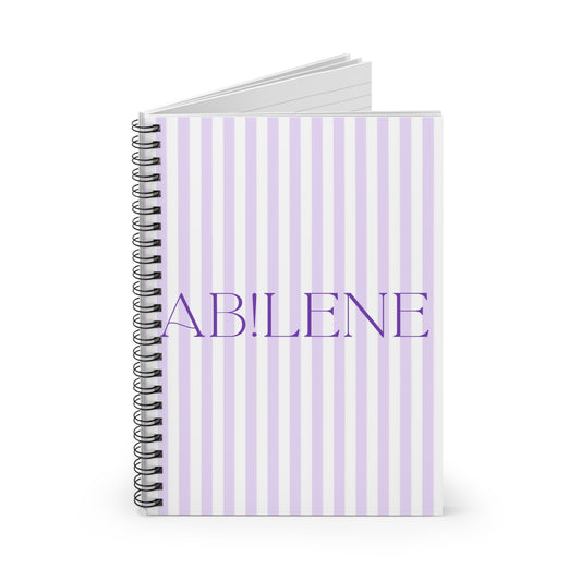 Chic Lavender Spiral Notebook - Ruled Line