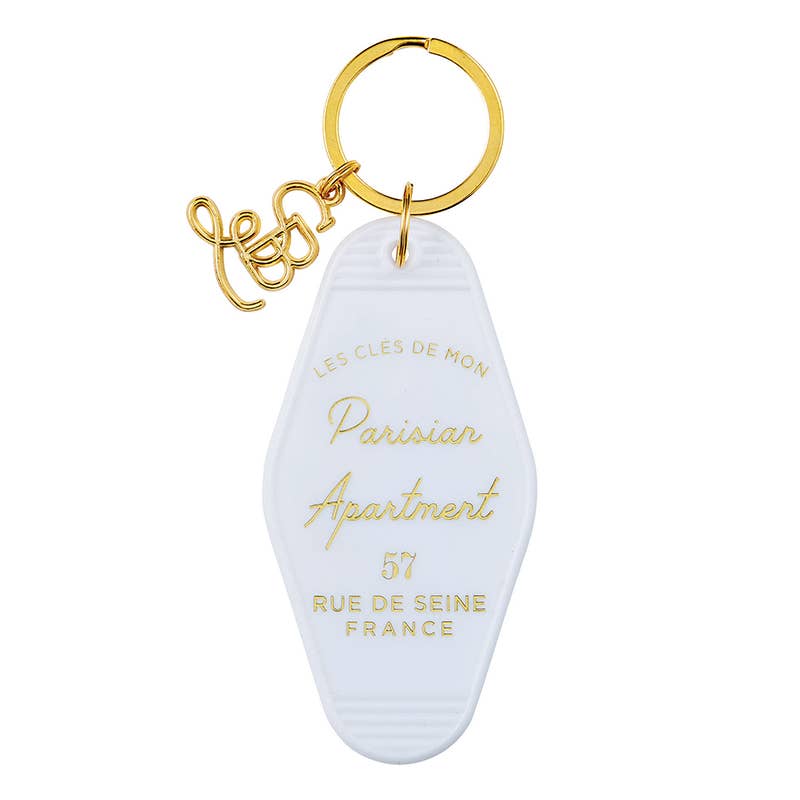 Santa Barbara Vintage Motel Key Tag - Parisian