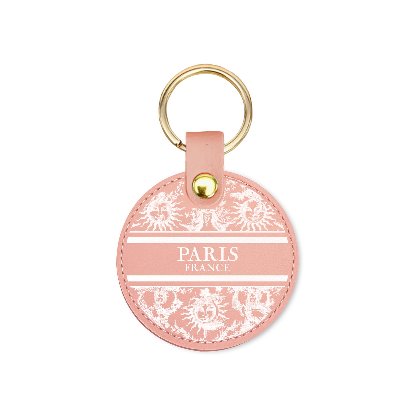 Toss Designs Keychain- Fashion Pink Toile