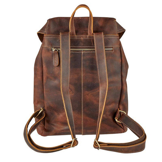 Cole Wheeler Crazy Horse Leather Backpack
