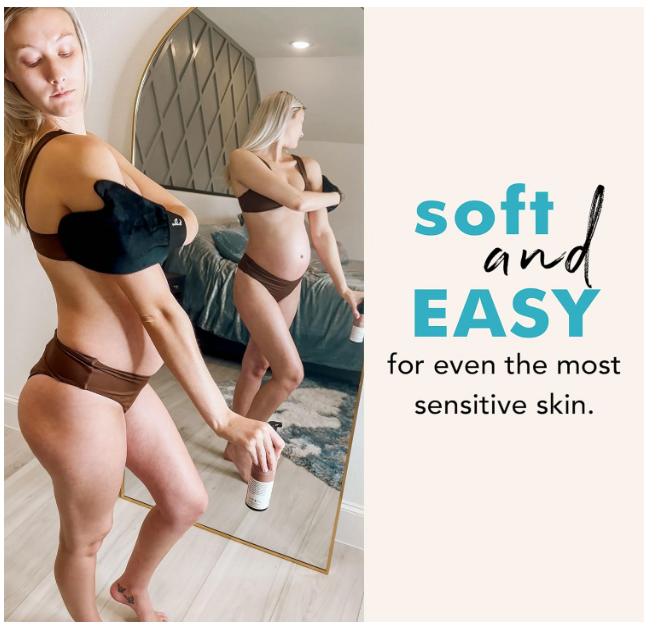 Beauty By Earth Self Tanner Body & Face Applicator & Exfoliating Glove