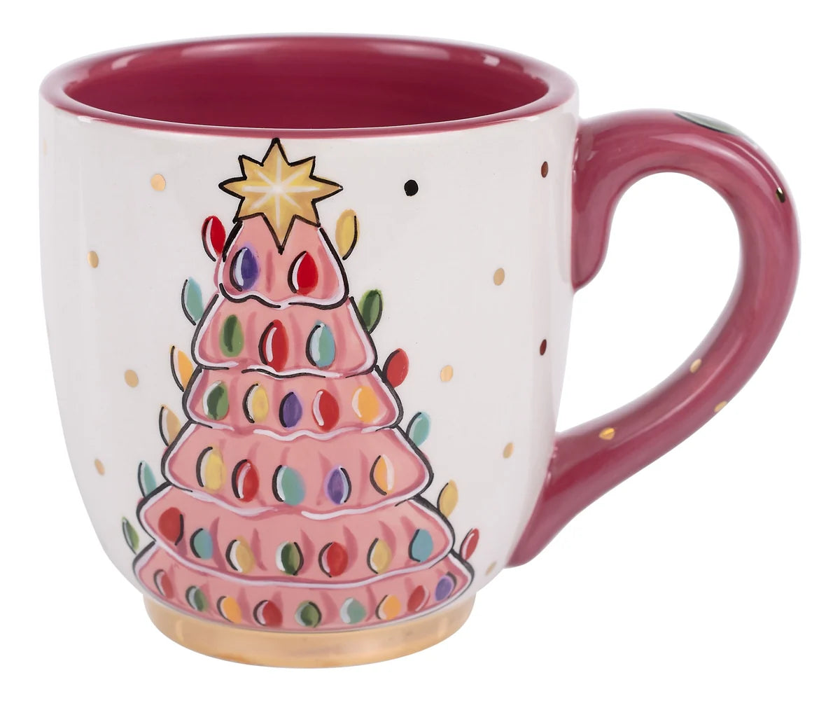 Glory Haus Vintage Pink Tree Mug