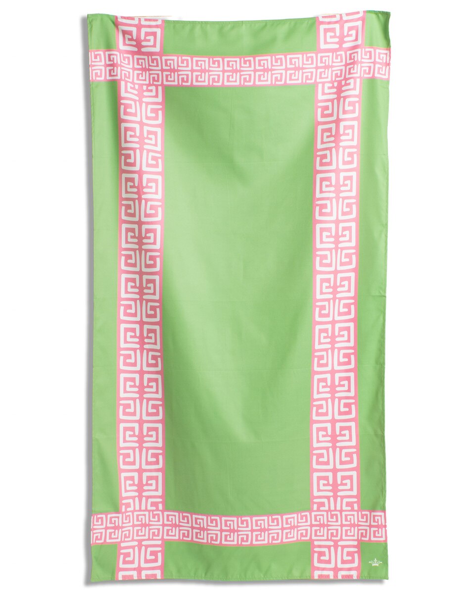 Royal Standard Cabana Cove Giant Beach Towel (Green/Pink/White) 40x70