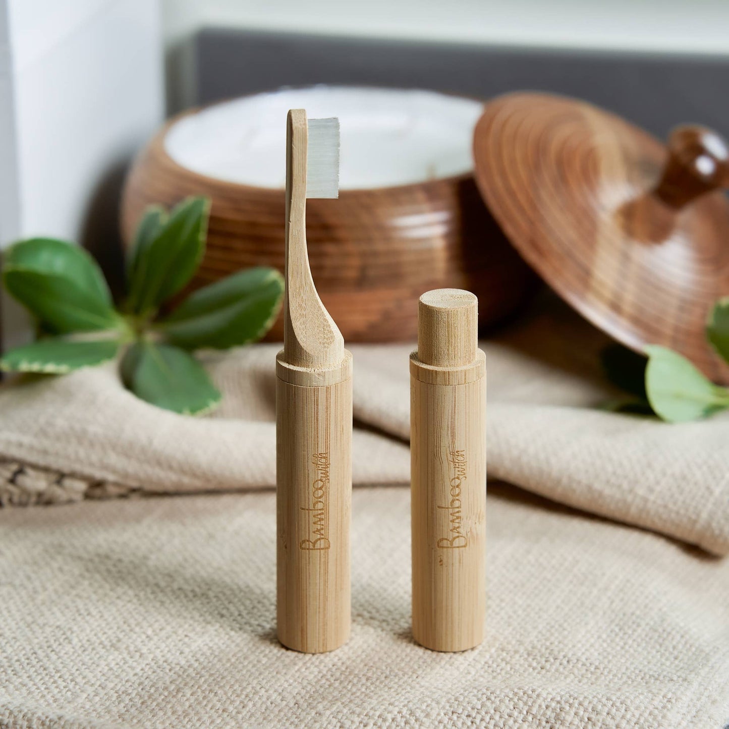Bamboo Switch Compostable Bamboo Travel Toothbrush | Earth Day Bestseller