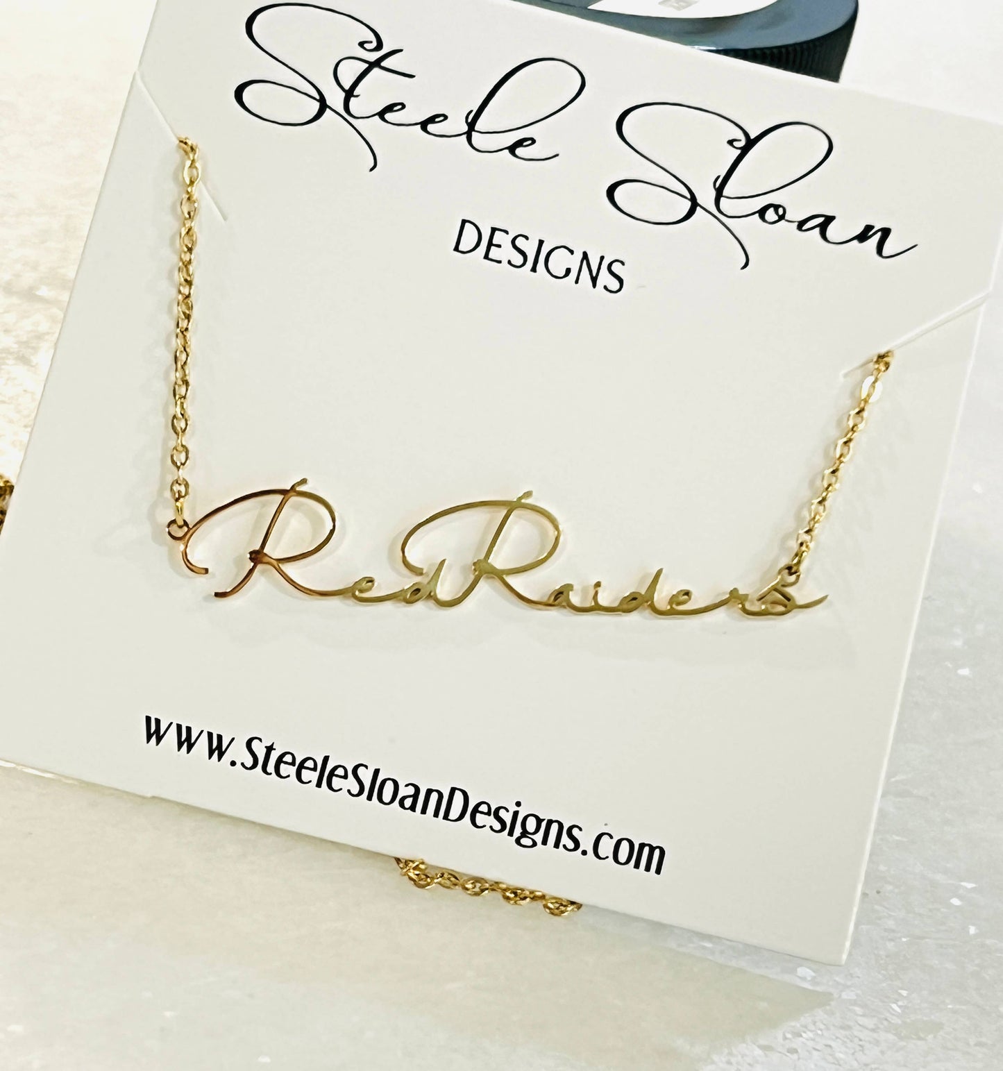 Steele Sloan Designs Texas Tech Red Raiders Necklace