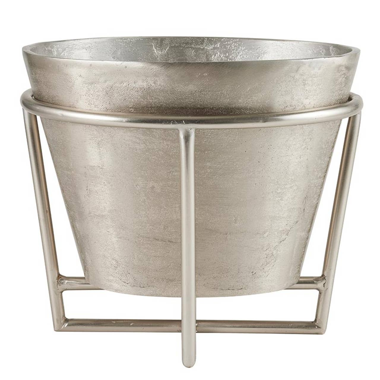 Santa Barbara Small Silver Champagne + Wine Bucket