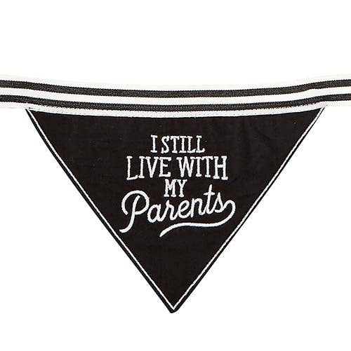 Santa Barbara Pet Bandana - I Still Live With My Parents
