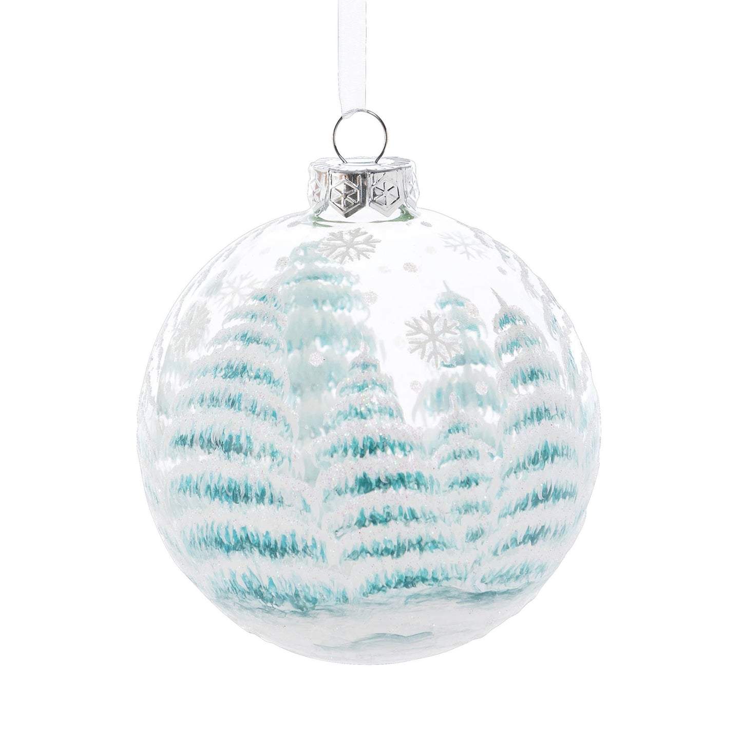 Park Hill Alpine Forest Glass Ball Ornament