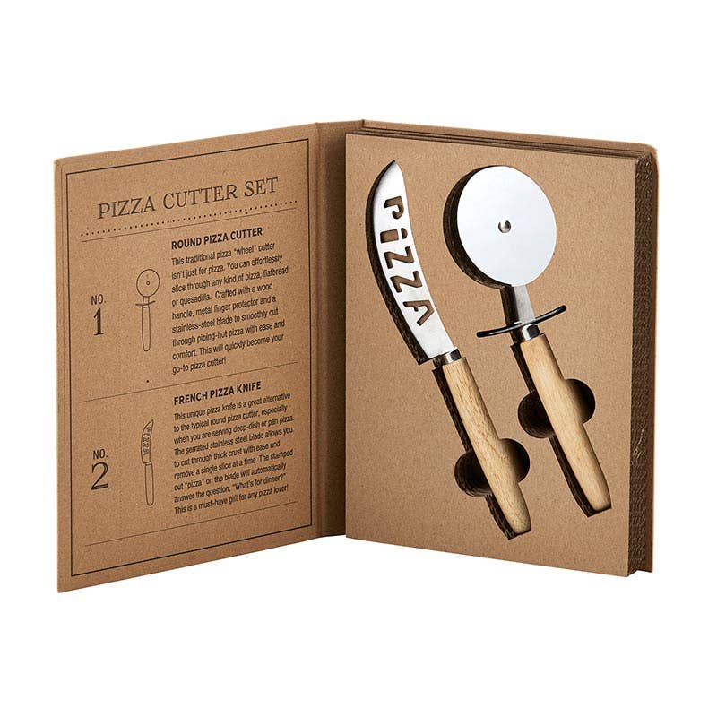 Santa Barbara Pizza Cutter Book Box