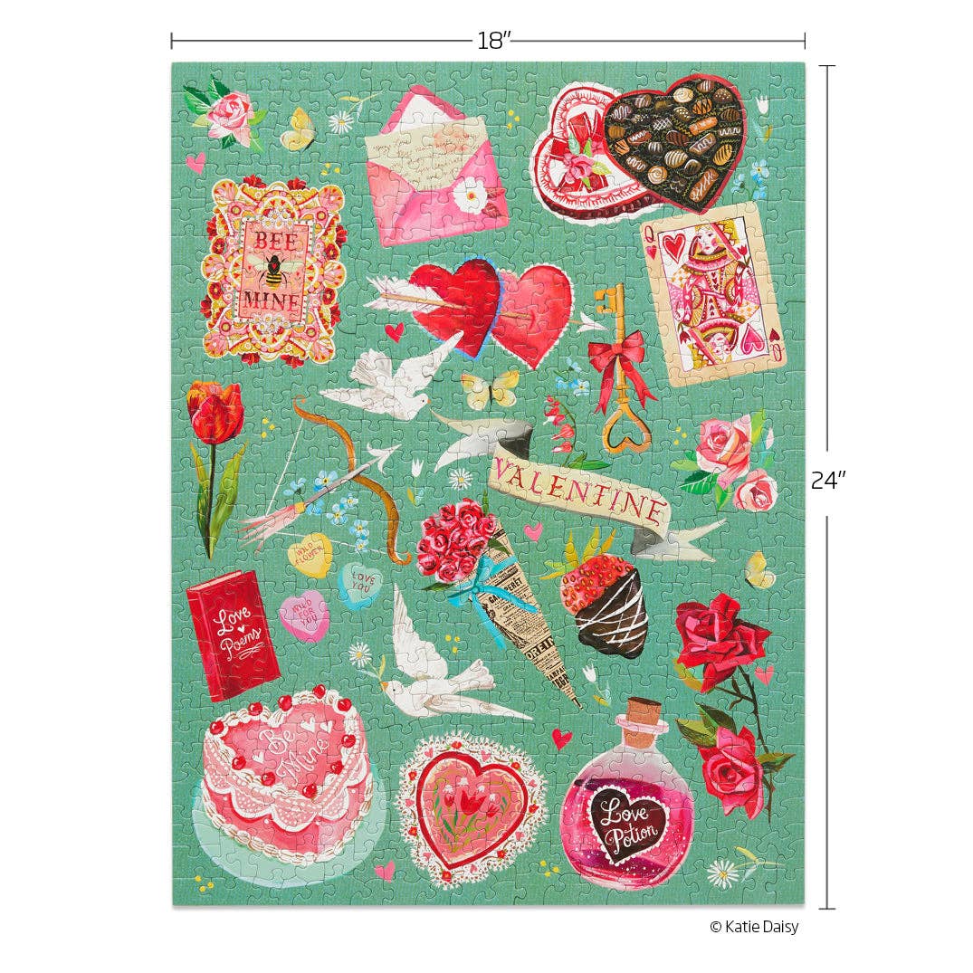 WerkShoppe Valentines Classics 500 Piece Puzzle | Valentine's Day