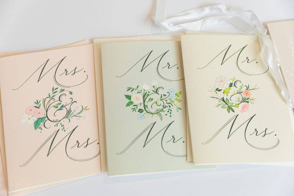 Karen Adams Mr. &. Mrs. Greeting Card