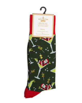 Royal Standard Men's Tipsy Santa Socks