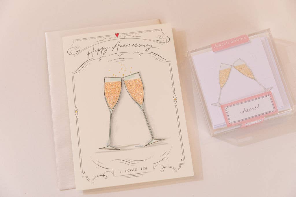 Karen Adams I Love Us Greeting Card