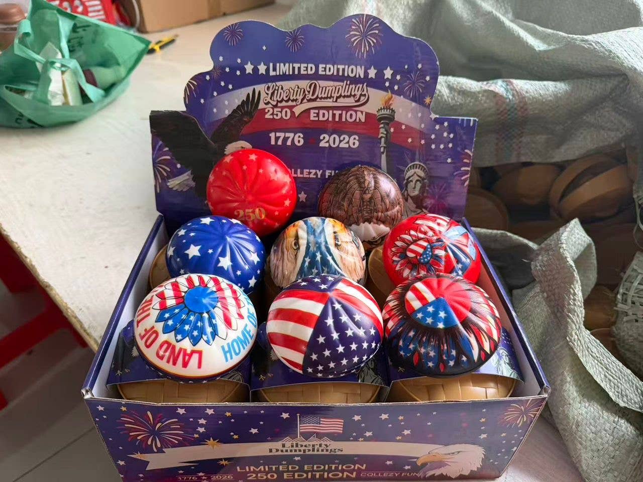 The Viral Mystery Dumpling- Liberty Dumpling 250th Limited Edition