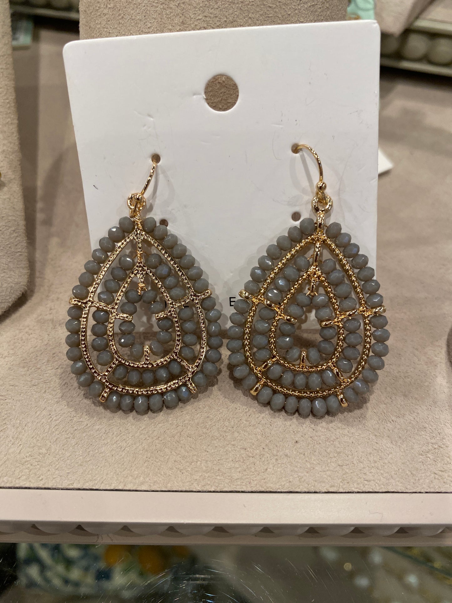 Crystal Teardrop Earrings