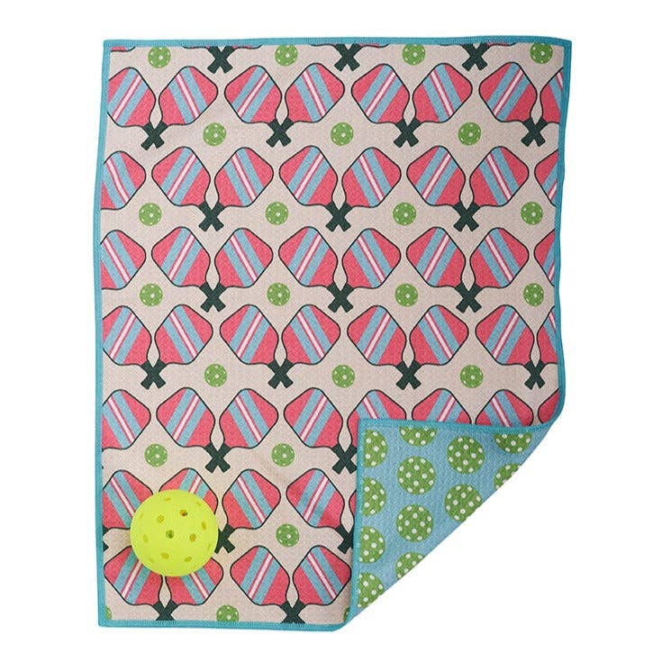 Once Again Home Enjoy Towel - Pickleball Match