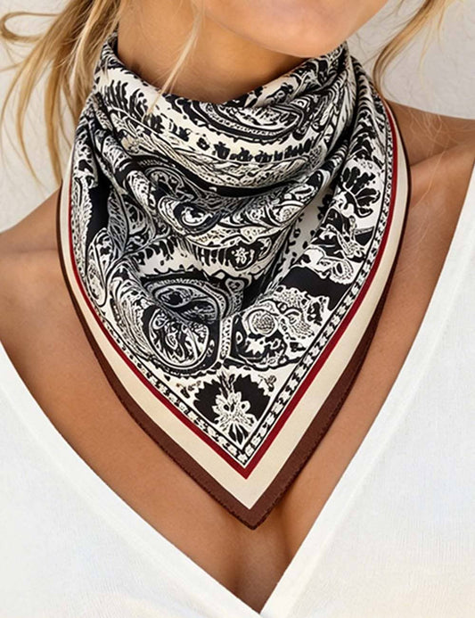 Sweetkama Ladies Paisley Print Fashion Bandana Square Scarf