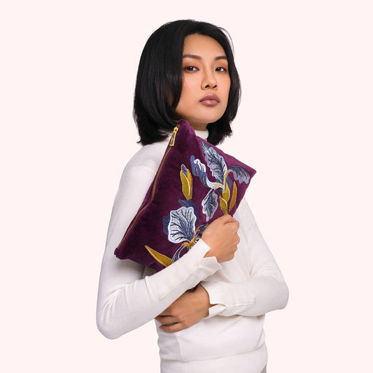 Iris Zip Pouch by Powder Design