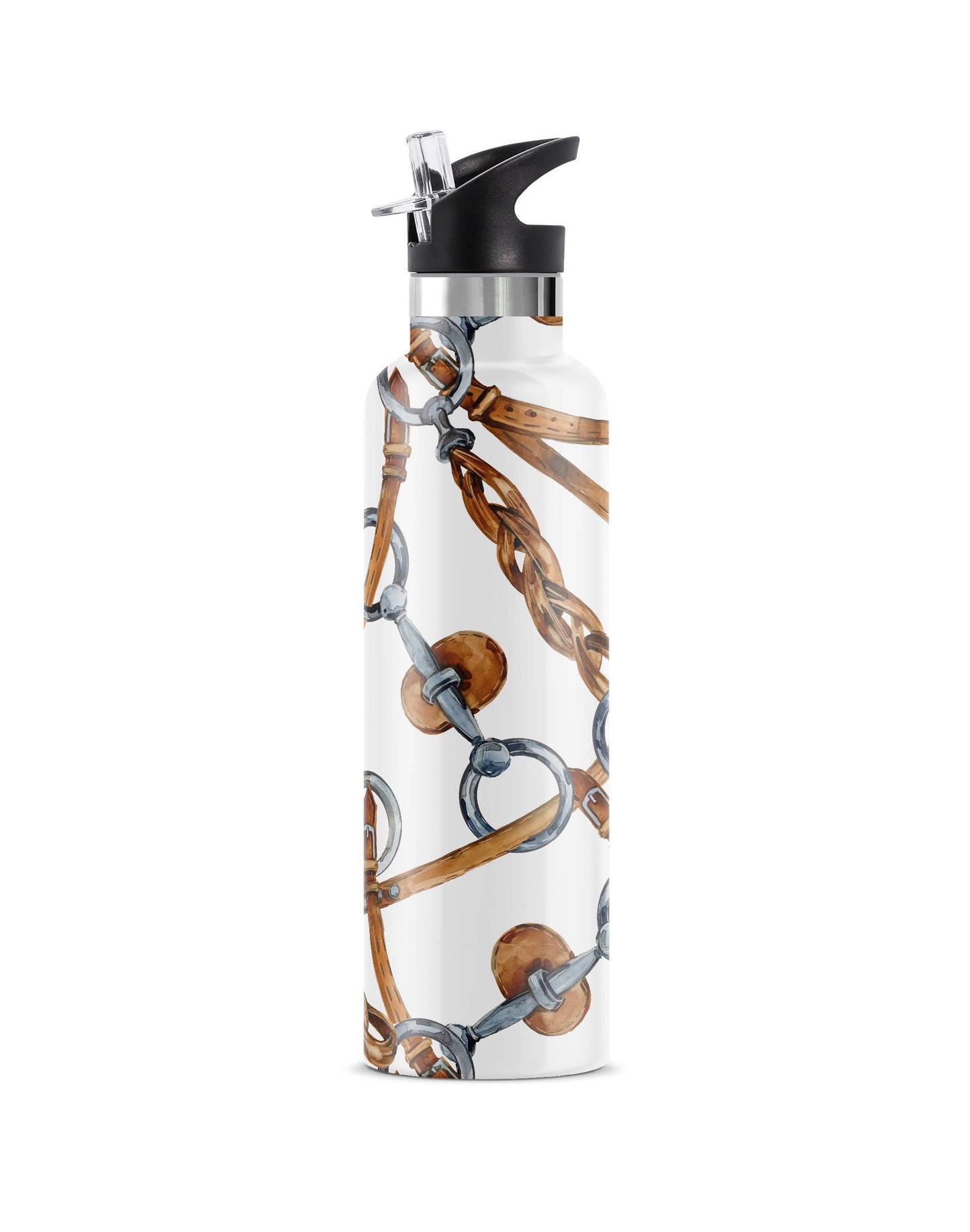 Bougie Bottle EQUESTRI Scarf 25 oz Insulated Water Bottle