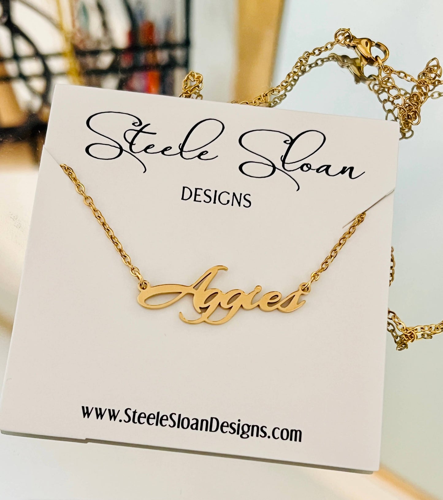 Steele Sloan Designs Texas A&M Aggies Gameday Necklace