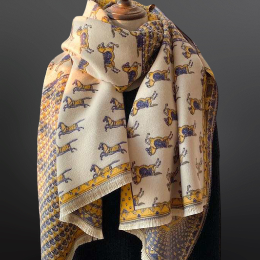 The Heritage Rider Oversized Scarf/Pashmina