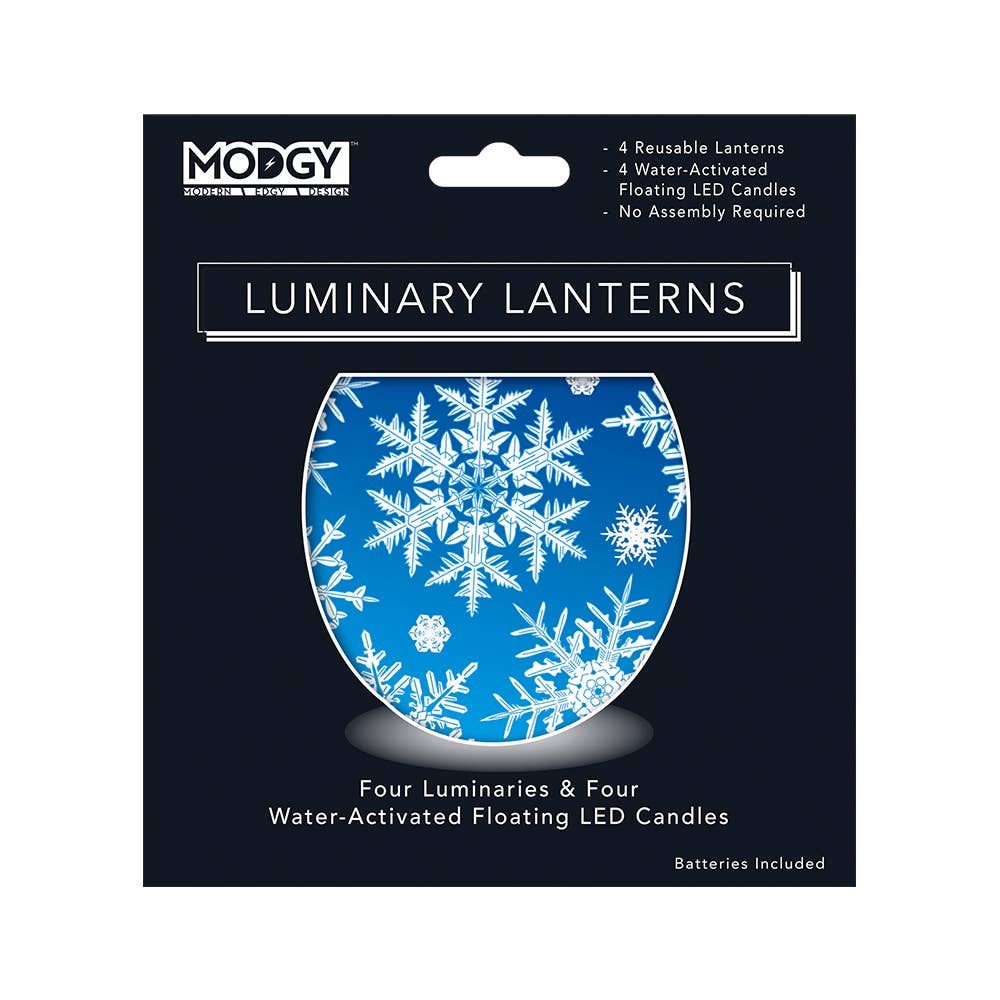 Modgy Luminary Lanterns - Let it Snow - Christmas - Winter Wonder
