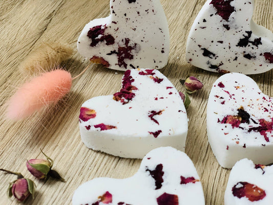 Rose Heart Shower Steamers, Valentine’s Day