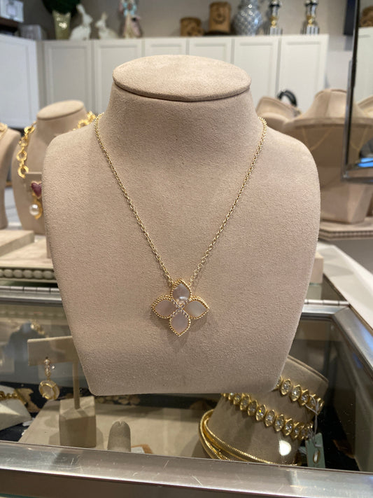 The Santorini Bloom Pendant Necklace