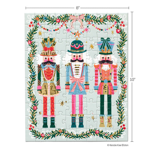 WerkShoppe Nutcracker Season 100 Piece Christmas Puzzle Snax