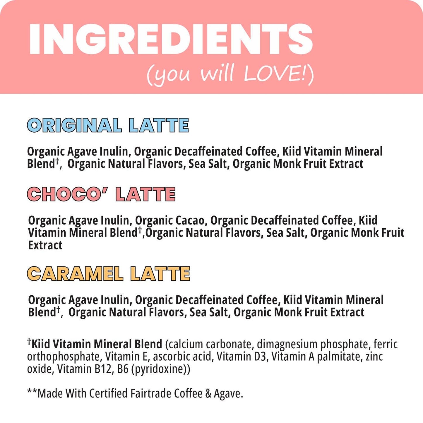 Kiid Coffee Superfood Latte