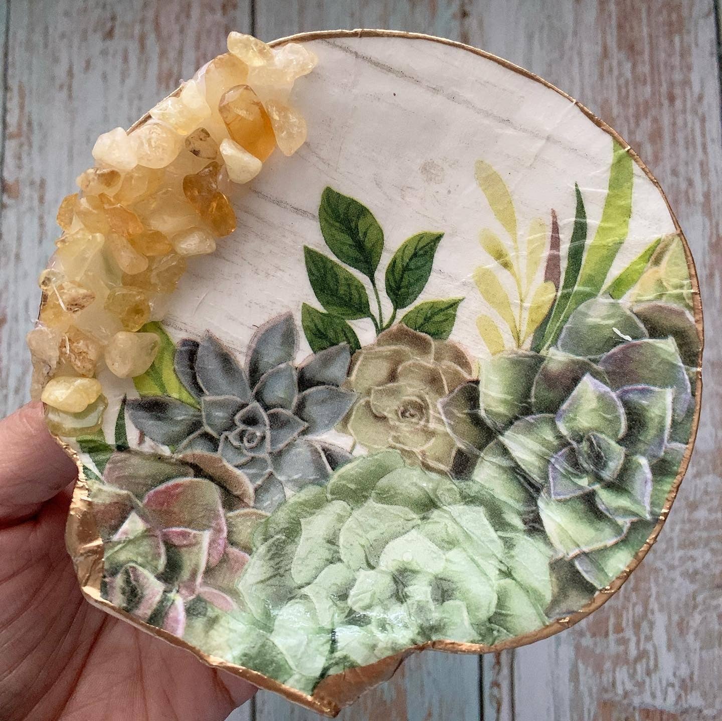 succulent serenity Citrine Succulents" Serenity Shells – Onic Brands LLC