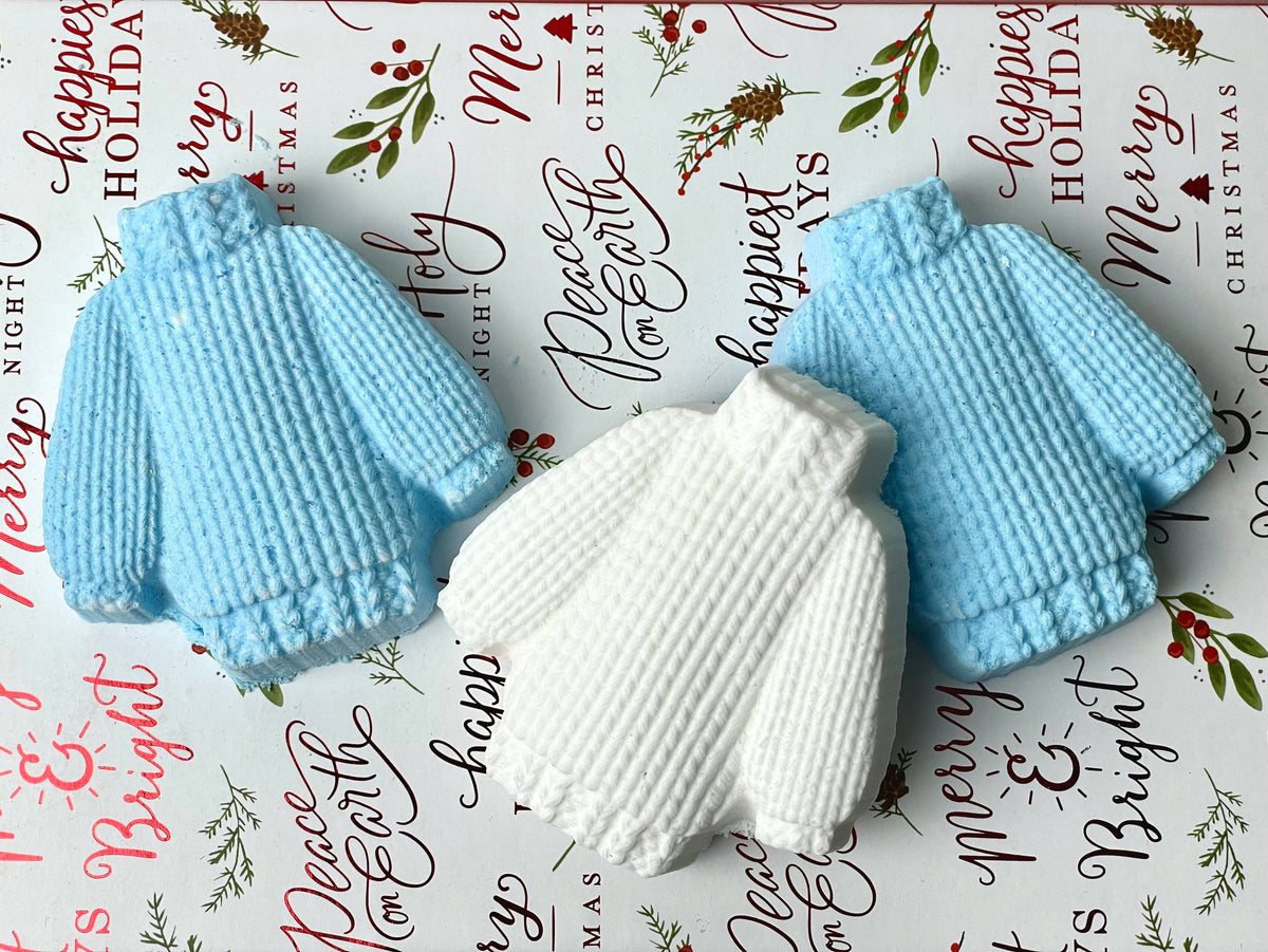 Cozy Sweater Bath bomb, Christmas gift