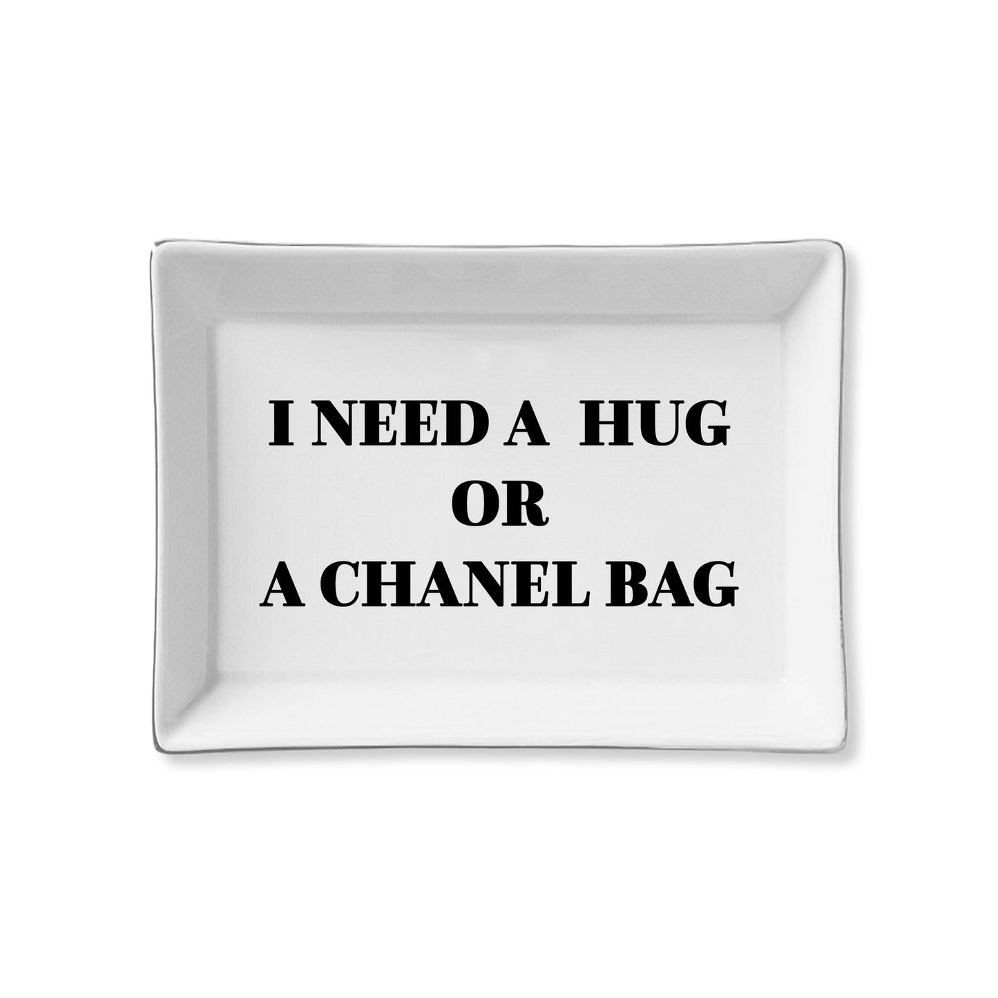 Toss Designs Ceramic Tray - Need a Hug