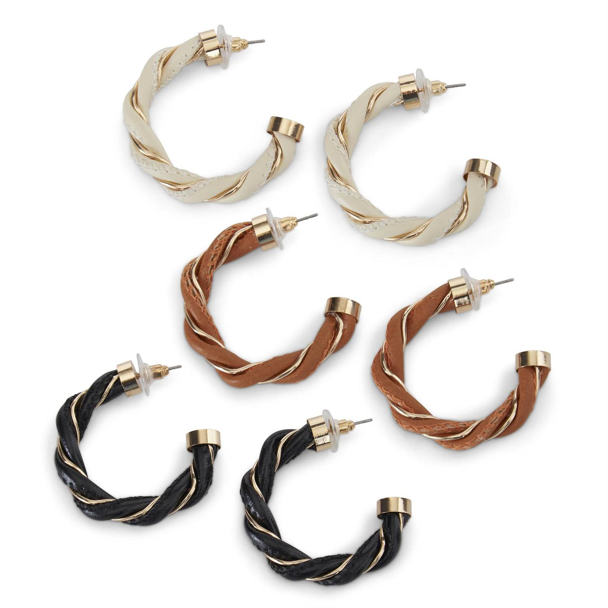 K&K Twisted Hoop Earrings